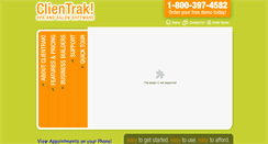 Desktop Screenshot of clientrak.com